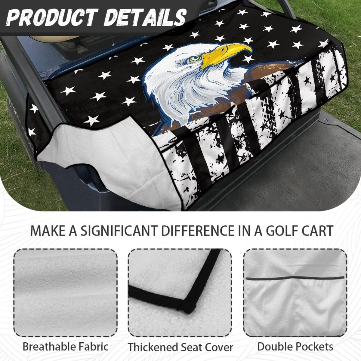 Four-season comfort keeps seats cool in summer and warm in winter.