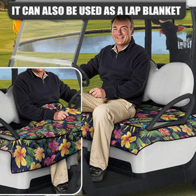 Yspwyqan universal easy-install golf cart seat cover in place