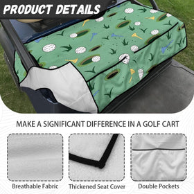 Yspwyqan four-season golf seat cover keeps comfort across weather.