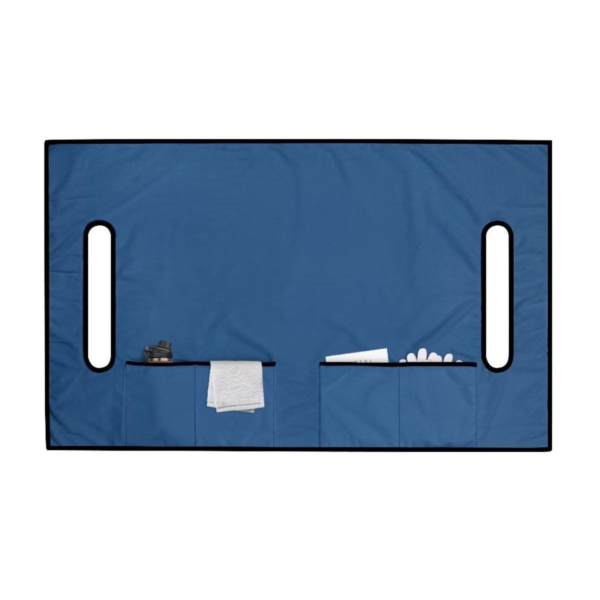 Lightweight, foldable seat cover designed for easy transport and storage.