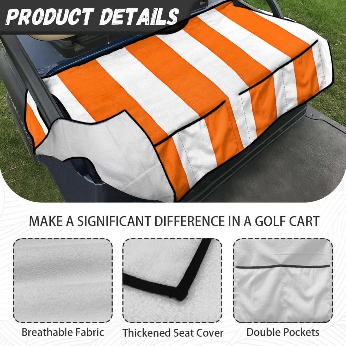 Yspwyqan four-season seat cover keeps cool in sun and warm in cold