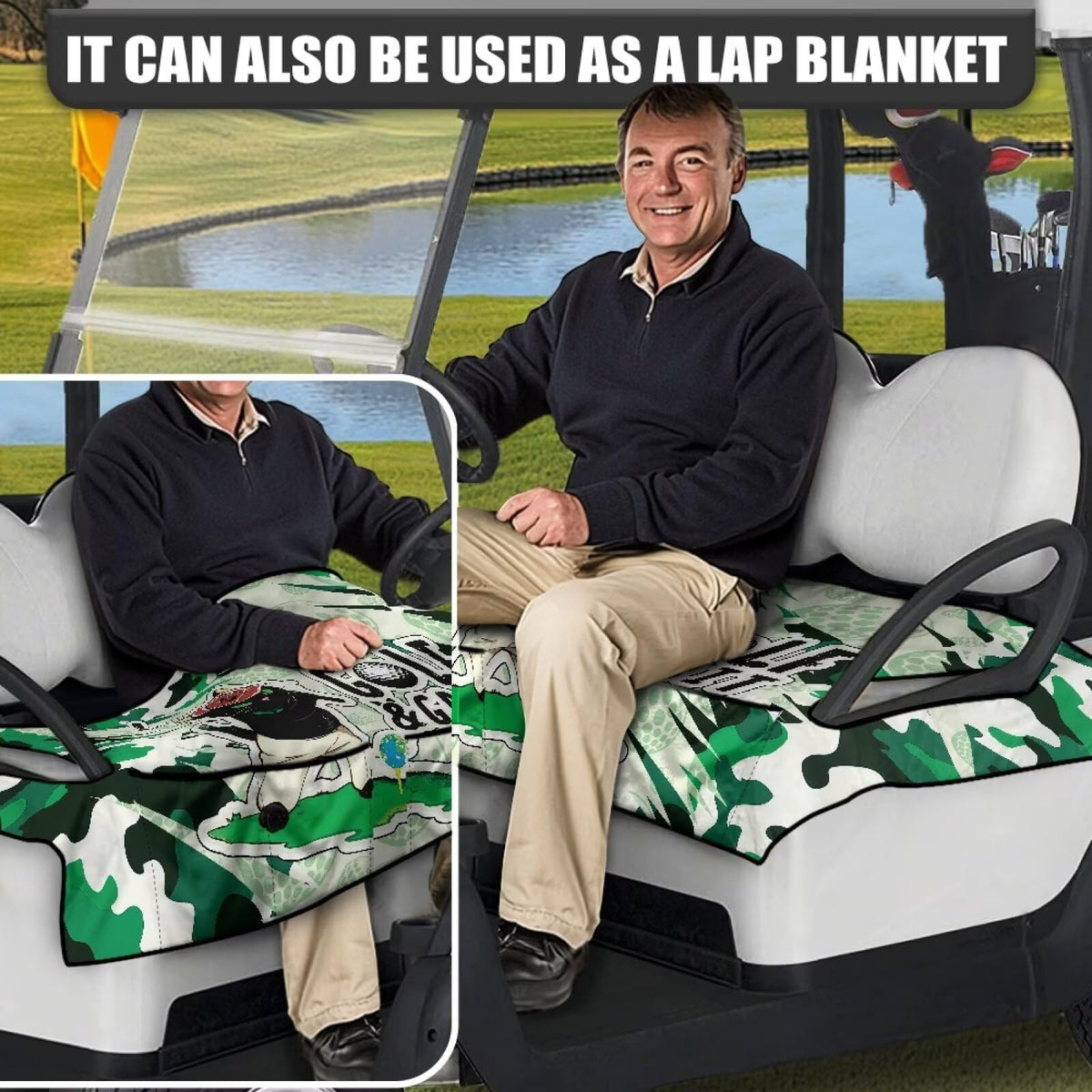 Yspwyqan seat cover easy install for quick protection on EZGO Yamaha Club Car carts