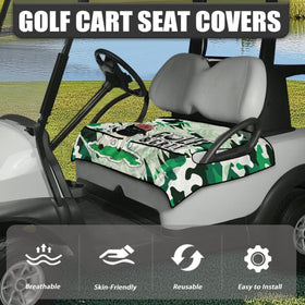 Yspwyqan four-season golf cart cover protects seats from heat and moisture