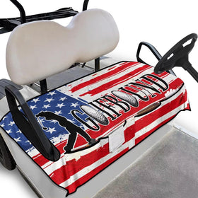 Yspwyqan golf cart seat cover anti-slip keeps the seat secure during rides.