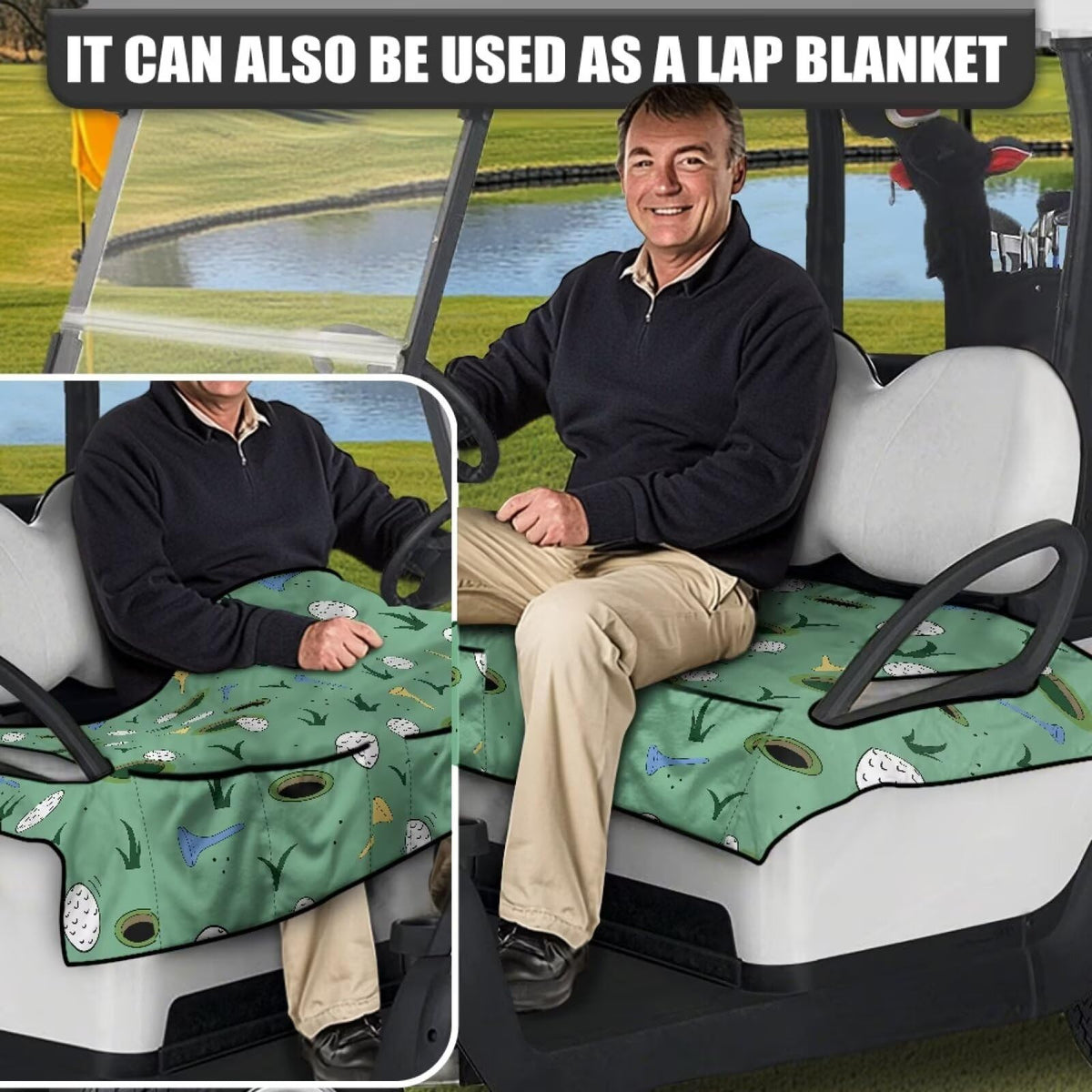 Yspwyqan anti-slip seat cover stays securely in place.