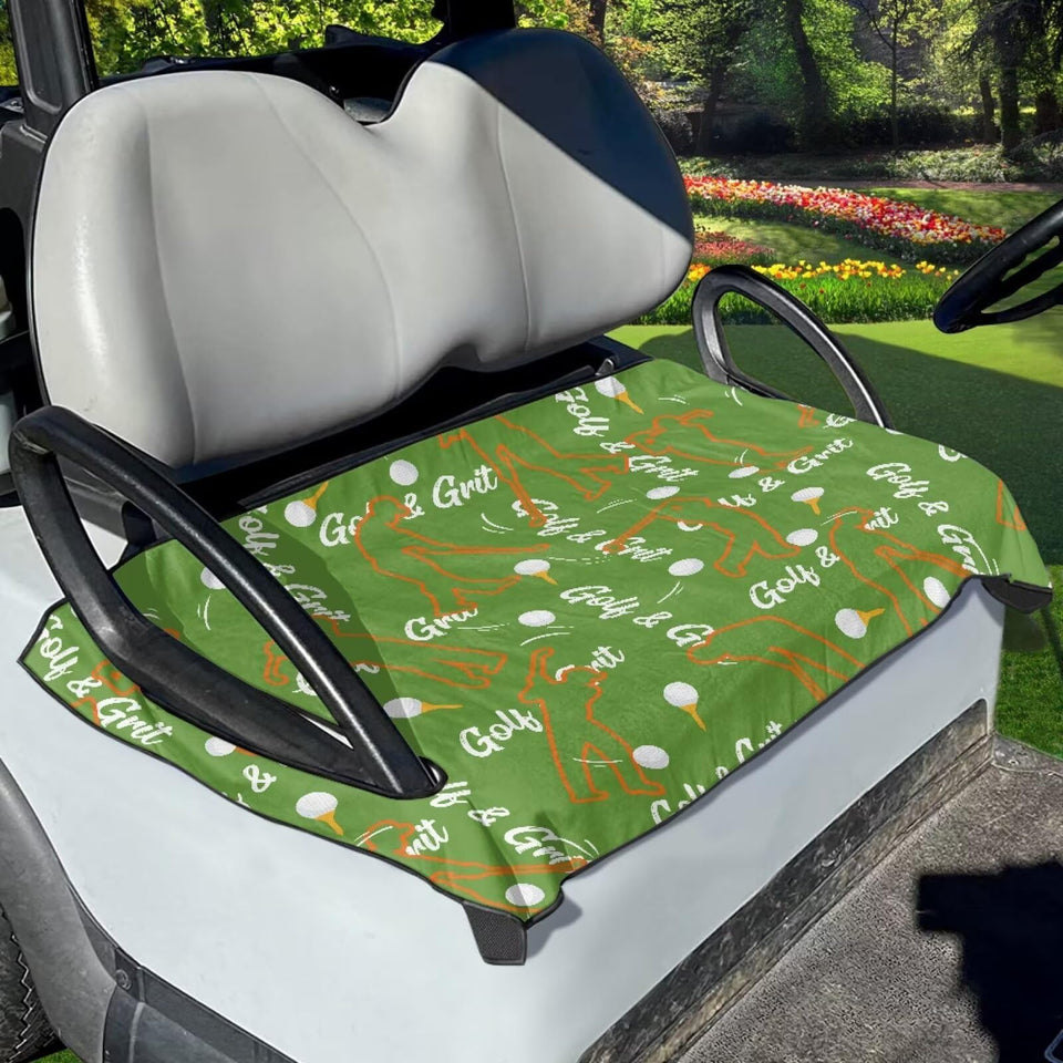 Yspwyqan golf seat cover with stylish pattern and stain protection.