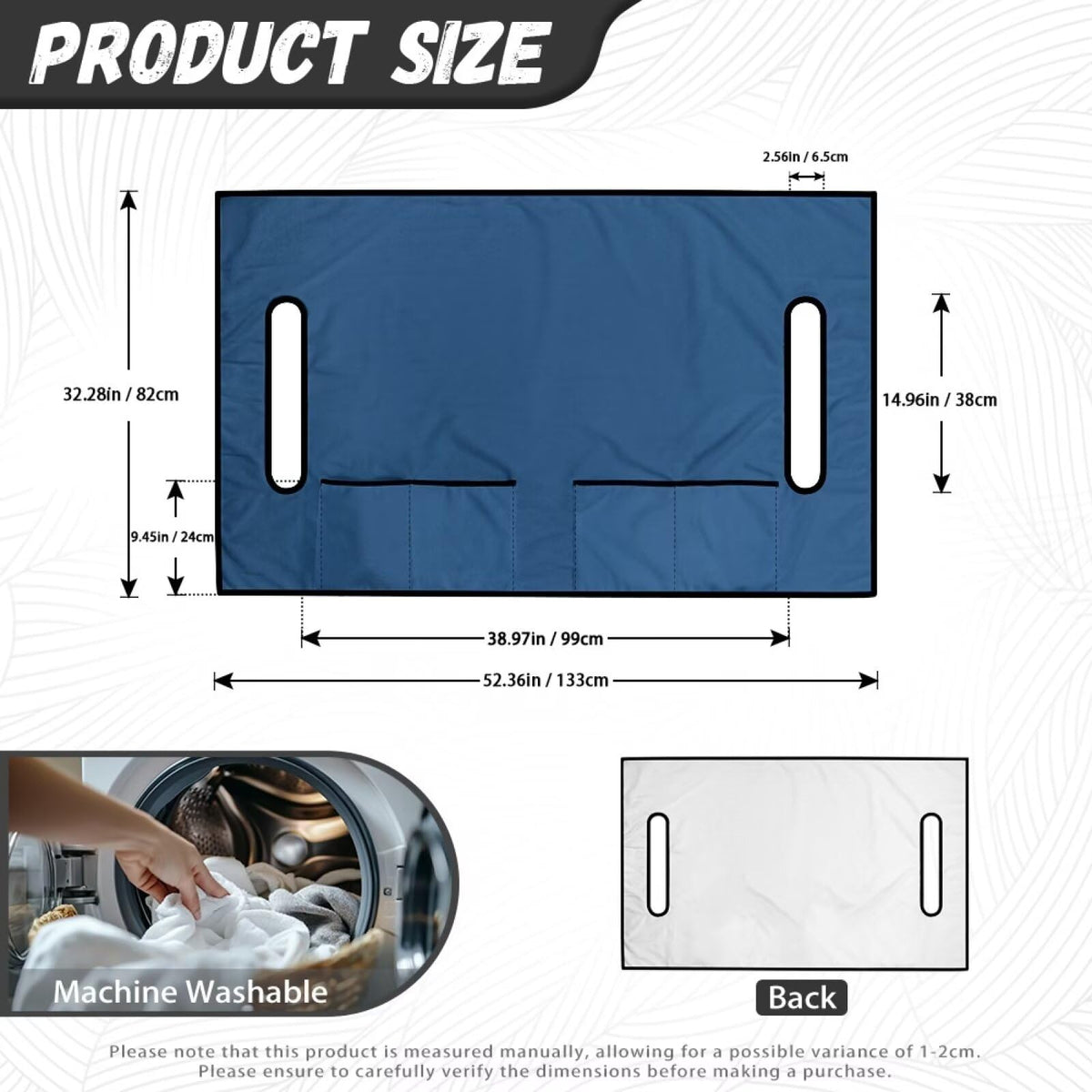 Machine washable and quick to refresh, preserving color and texture.