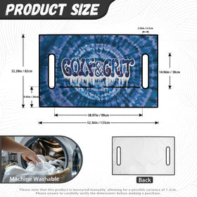 Yspwyqan machine washable golf cart seat cover for quick cleaning.
