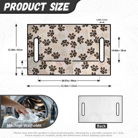 Yspwyqan machine-washable seat cover simplifies post-ride cleaning.