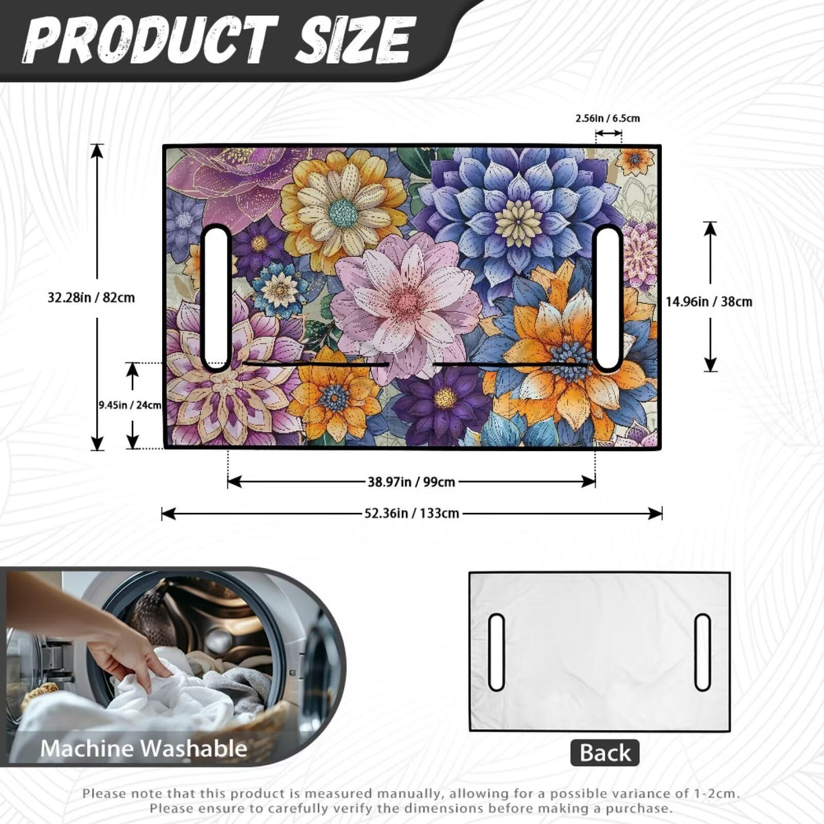 Yspwyqan Mandala Floral pattern brightens your golf cart interior.