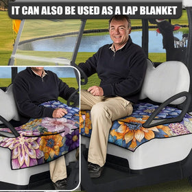 Yspwyqan Mandala Floral seat cover with side pocket adds storage.