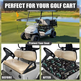 Yspwyqan seat cover demonstrates anti-slip design for secure riding.