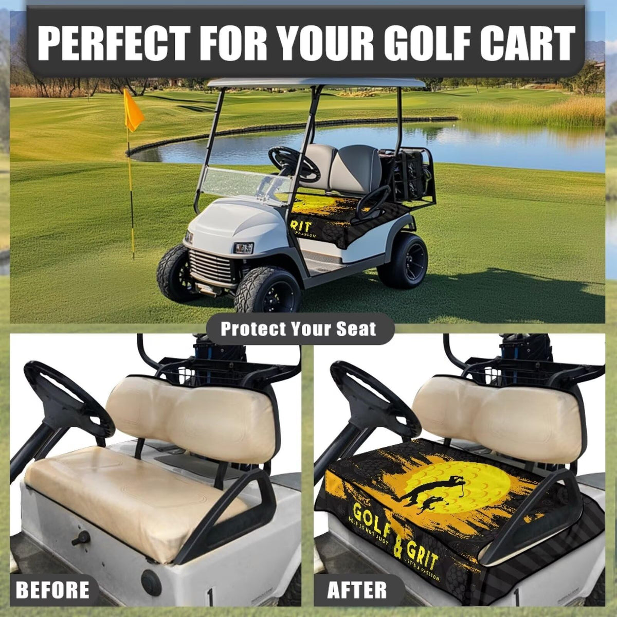 Yspwyqan anti-slip seat cover stays in place during rides.