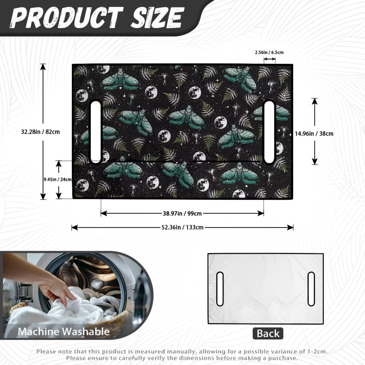 Yspwyqan machine-washable seat cover stays portable and easy to clean.