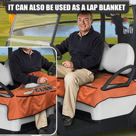 Yspwyqan seat cover with pockets provides convenient storage on the cart