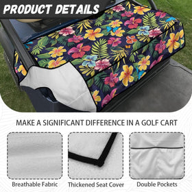 Yspwyqan seat cover with four pockets for quick storage