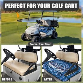 Yspwyqan universal fit seat cover fits EZGO, Yamaha, and Club Car models.