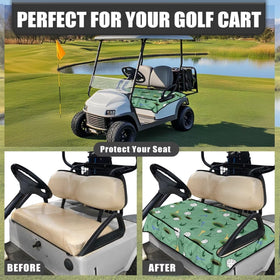 Yspwyqan universal fit seat cover for EZGO, Yamaha, and Club Car carts.