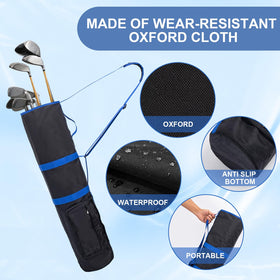 YTDYQFLZH adjustable-strap golf bag offers comfortable carrying.
