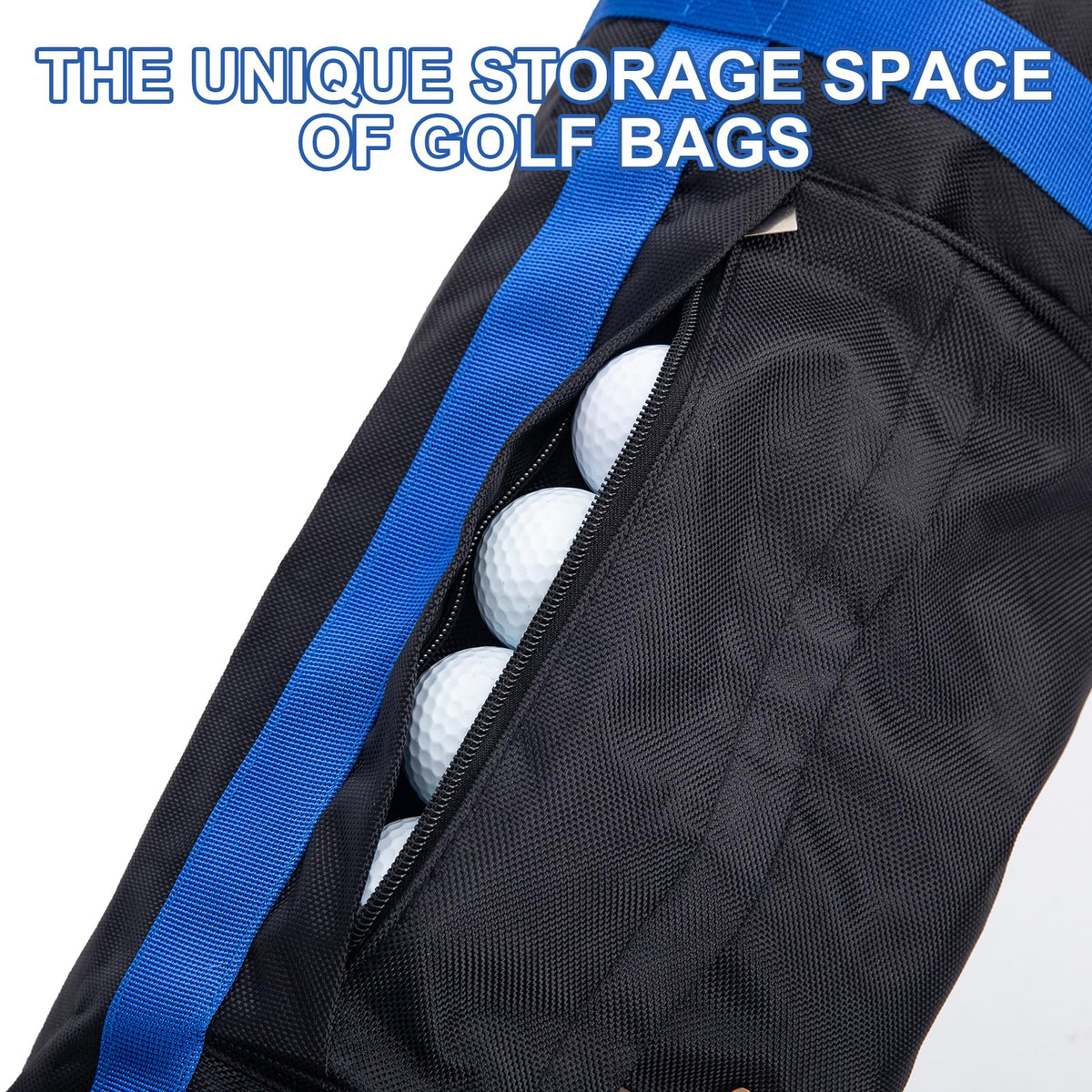 YTDYQFLZH holds-multiple-clubs bag stores 8–12 clubs and balls.