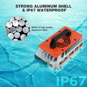 YUANRI safety features include eight protections and ambient temp monitoring for safe charging.