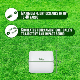 Yummy Sam 18-pack practice golf balls: reduces ball retrieval during long practice sessions