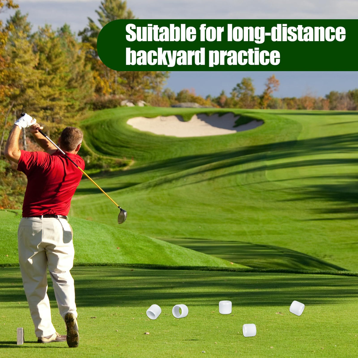 Yummy Sam backyard practice setup: convenient training space for indoor or outdoor swings