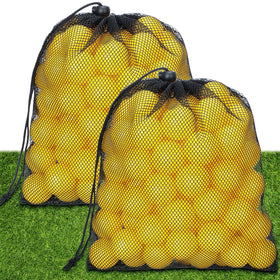 Yunsailing 120-pcs yellow plastic golf balls for practice and play.