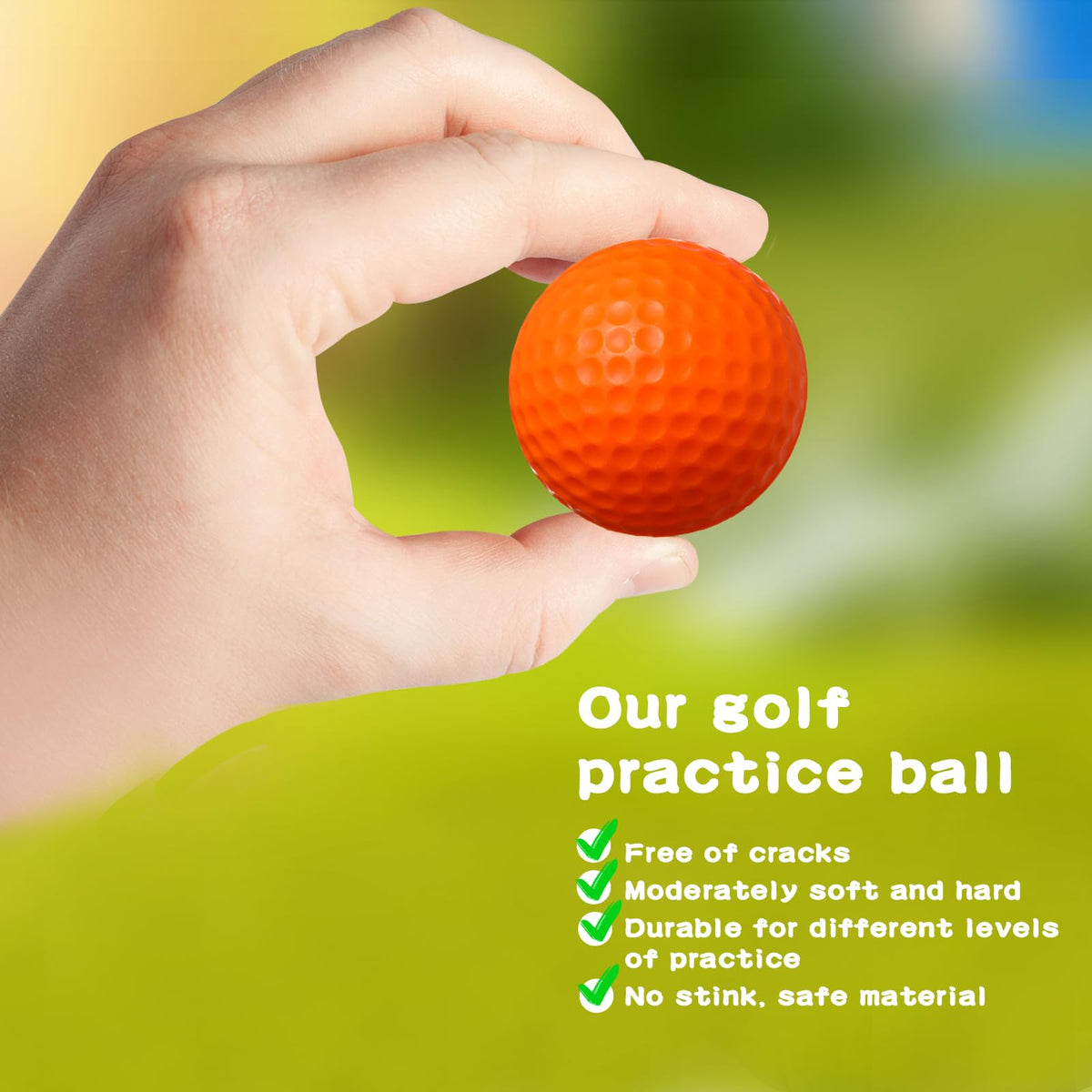 Yunsailing 50-pack foam golf balls for extended practice