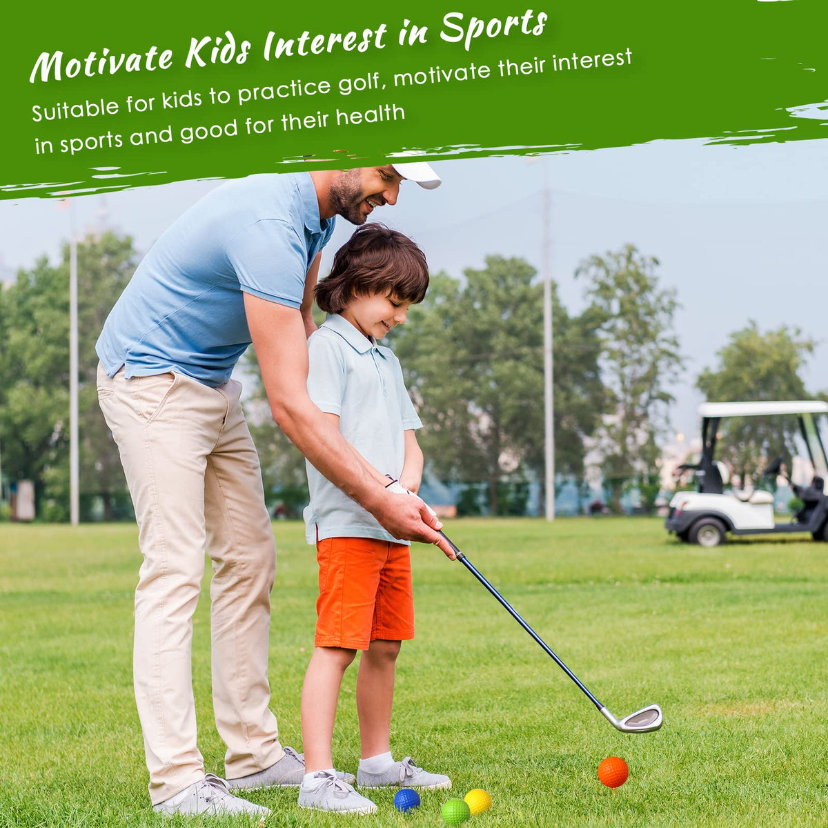 Yunsailing foam golf balls suitable for indoor or outdoor practice