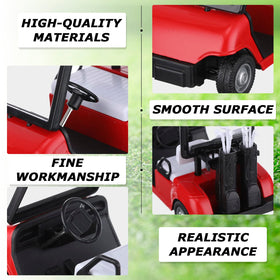 Yunsailing red golf cart decor ideal for festive tables