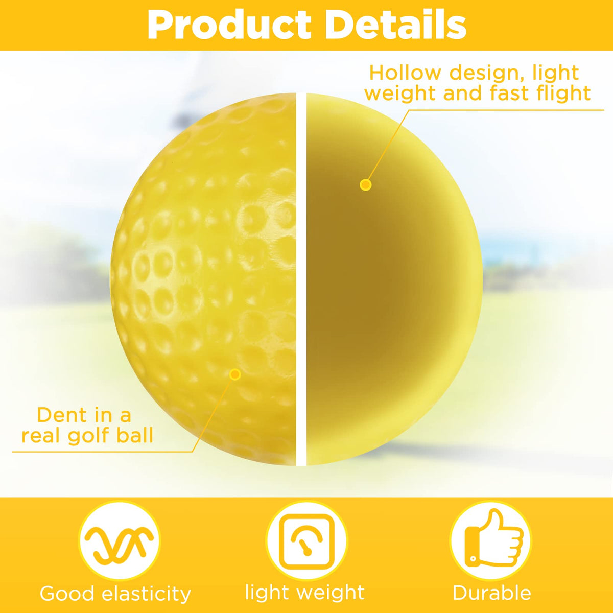 Yunsailing hollow-design balls offer light, durable practice feel.