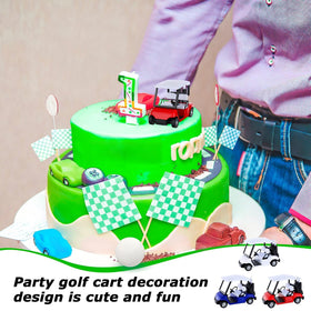 Yunsailing blue-side golf cart brightens gift tables.