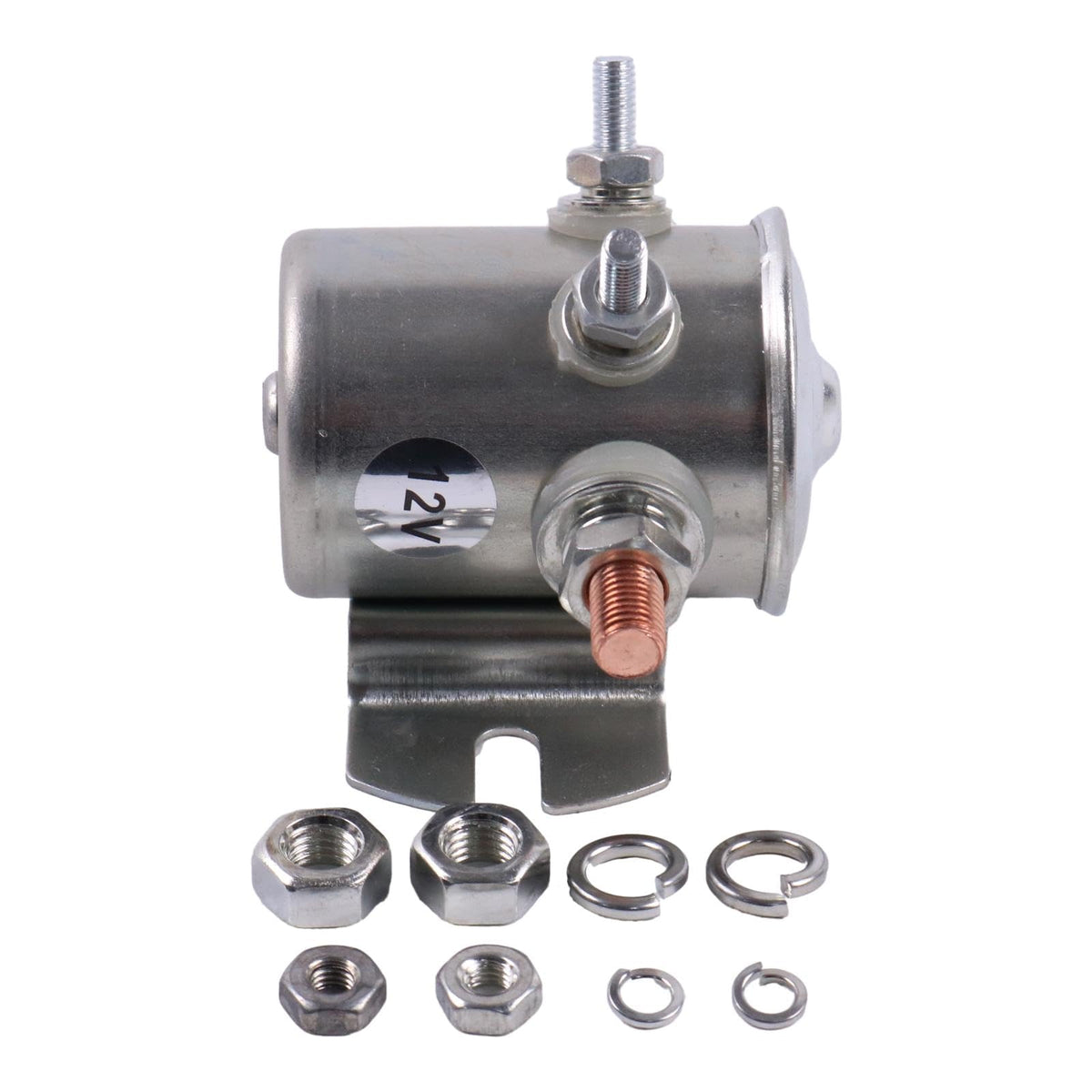 YUVANT 12V golf cart solenoid label image highlights brand and model compatibility