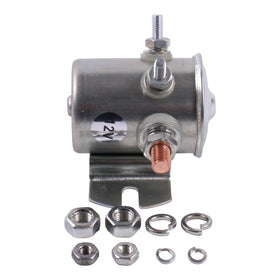 YUVANT 12V golf cart solenoid label image highlights brand and model compatibility