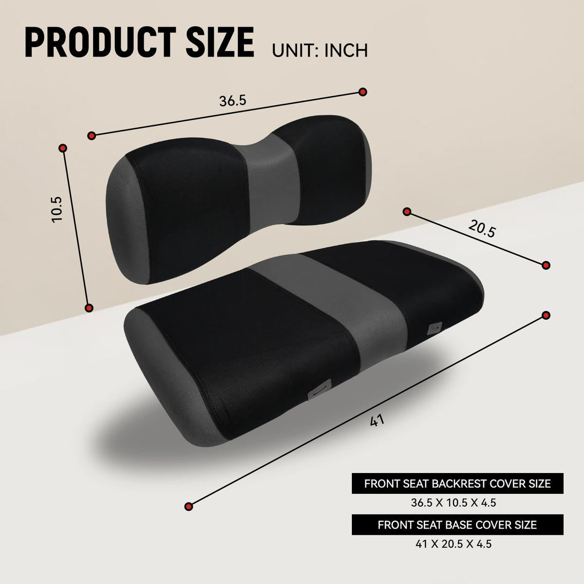 YUWEIDG0769 breathable polyester seat cover helps stay cool on sunny days.