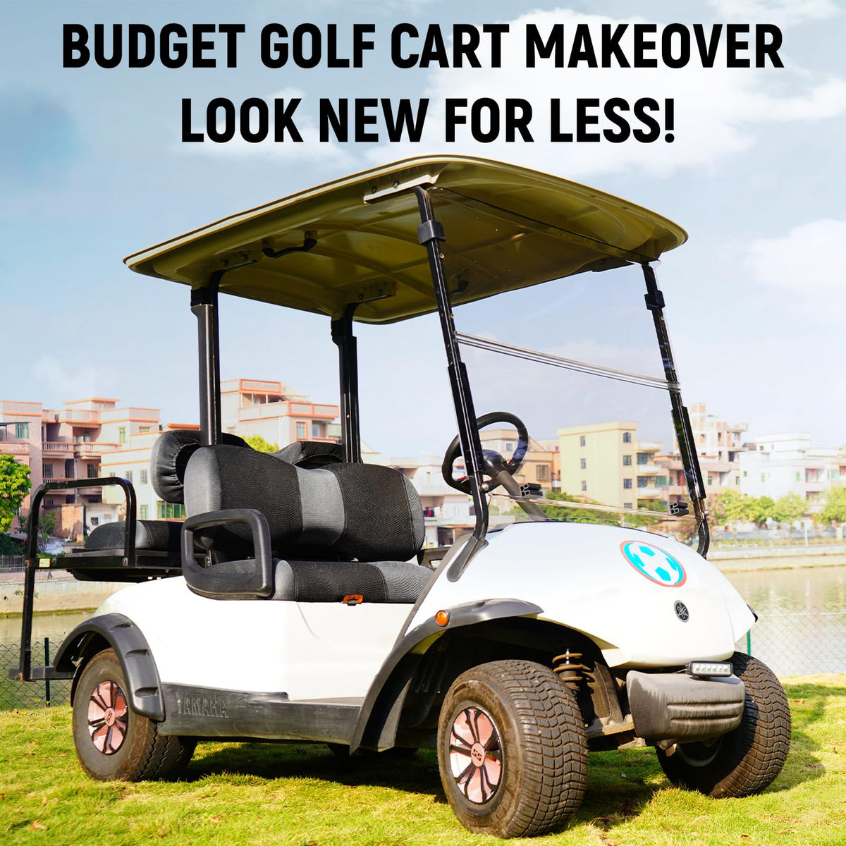 YUWEIDG0769 durable seat protection ideal for outdoor golf carts.