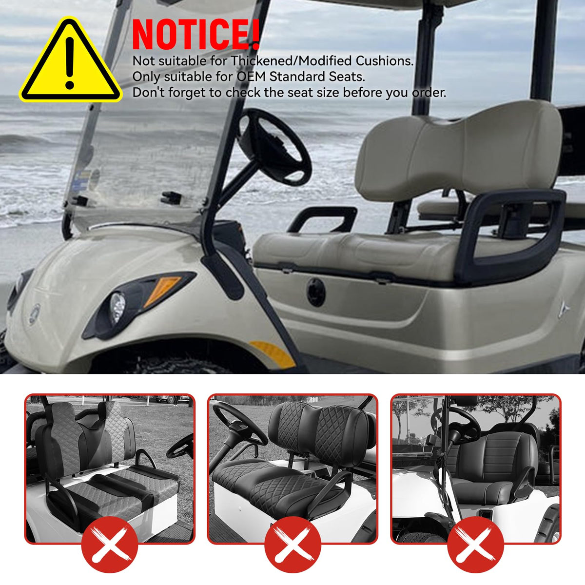 YUWEIDG0769 easy-installation front seat cover installs in minutes without tools.