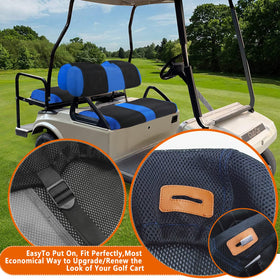 YUWEIDG0769 EZGO back-seat cushion cover hides wear