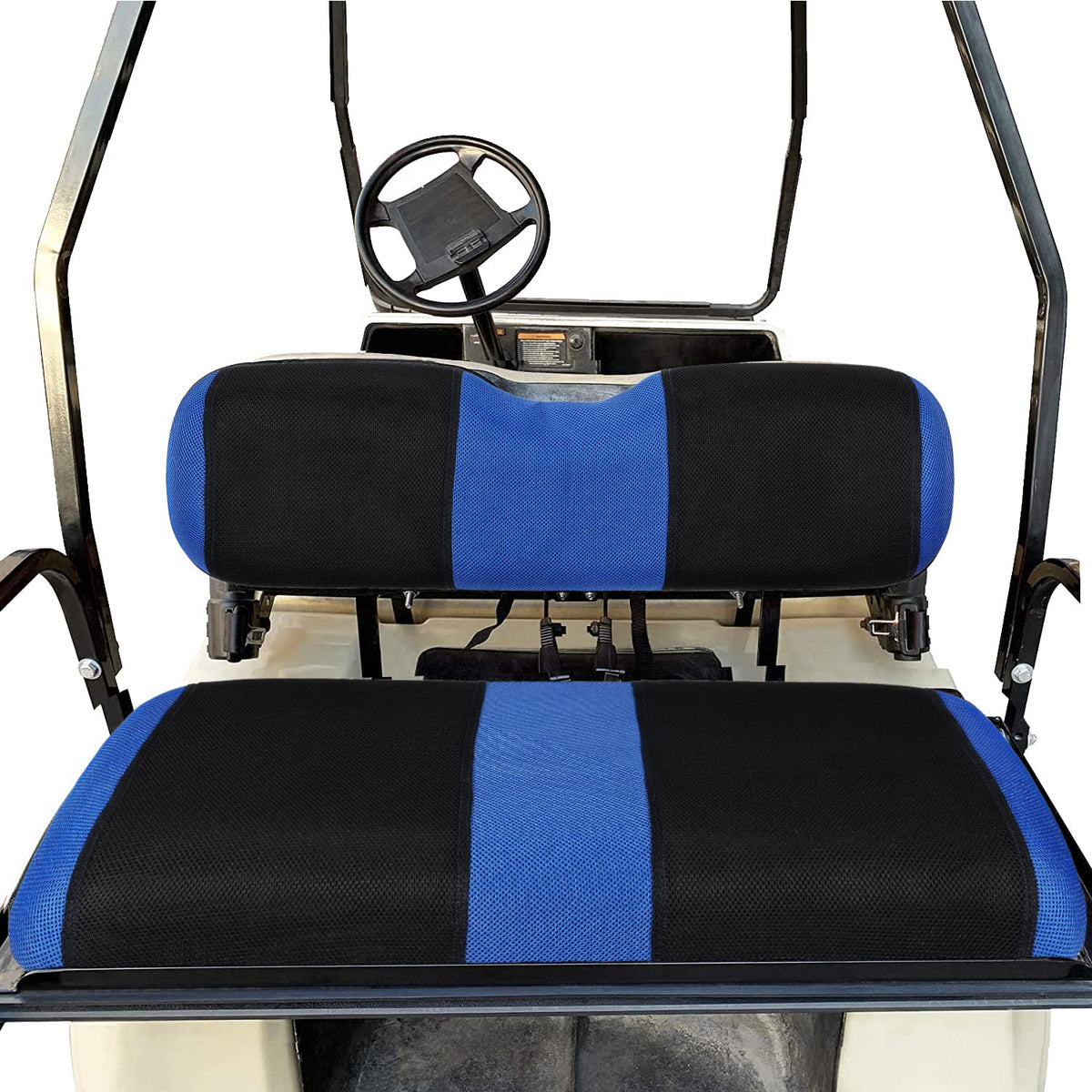YUWEIDG0769 EZGO seat-cover installation is quick and tool-free