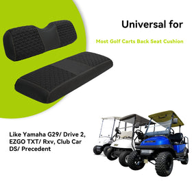 YUWEIDG0769 EZGO TXT compatible back seat area illustrating snug fit
