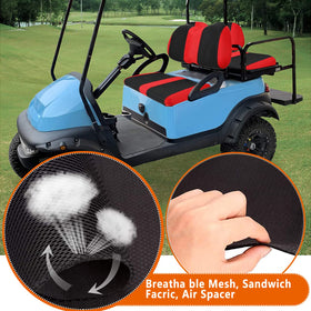 YUWEIDG0769 front seat cover breathability enhances comfort during long rides
