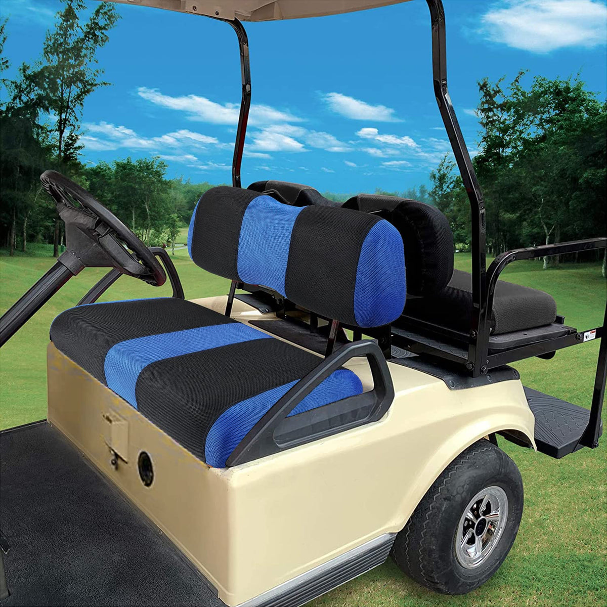YUWEIDG0769 front seat backrest cover keeps upholstery clean and neat.