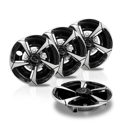 YUWEIDG0769 golf cart hubcap 8inch set enhances curb appeal and protection