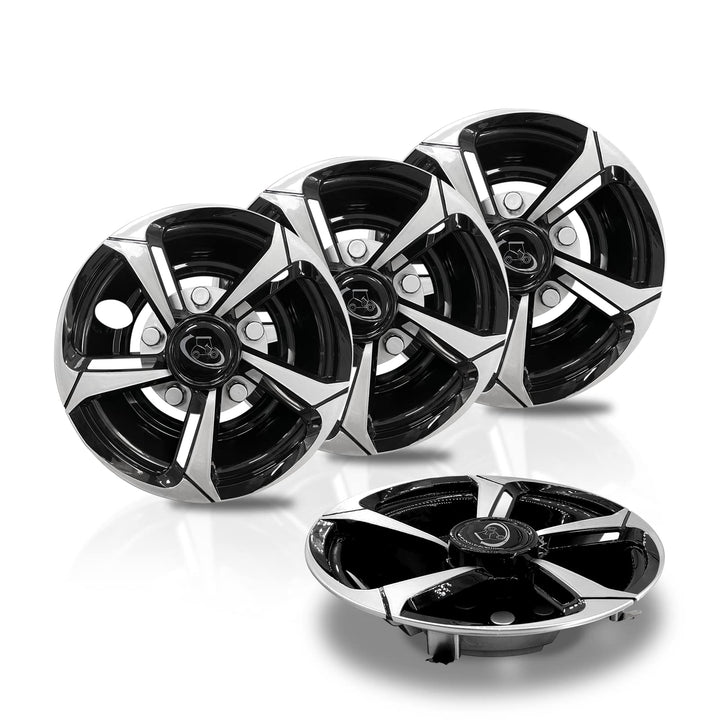 YUWEIDG0769 golf cart hubcap 8inch set enhances curb appeal and protection