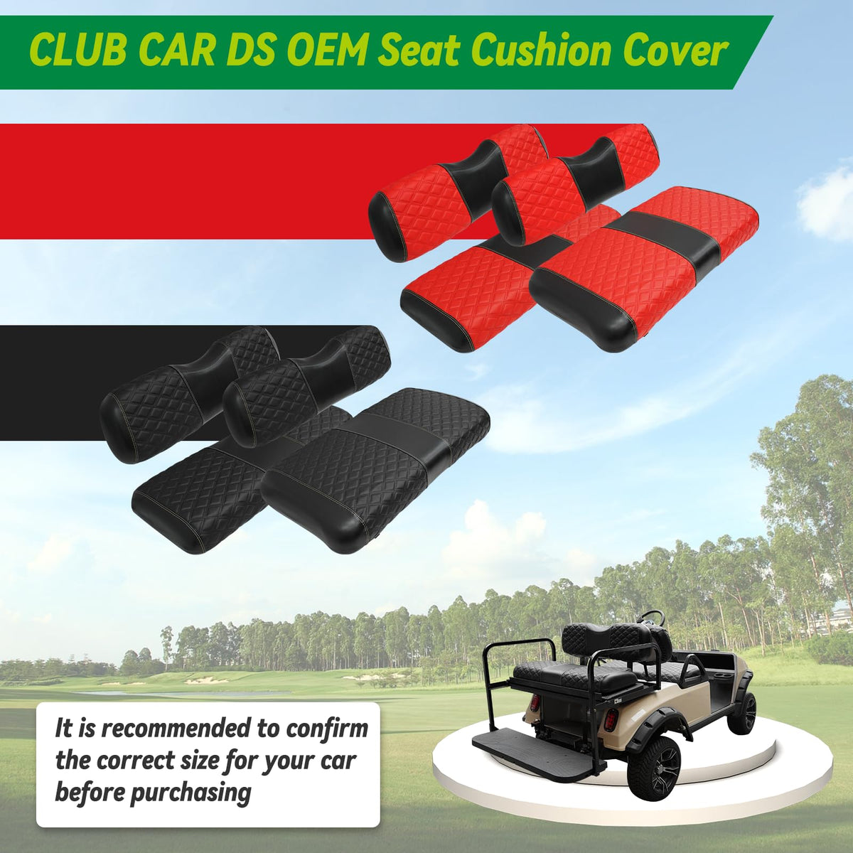 YUWEIDG0769 black color option enhances cart aesthetics