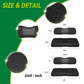 YUWEIDG0769 durable vinyl material protects against spills and scuffs