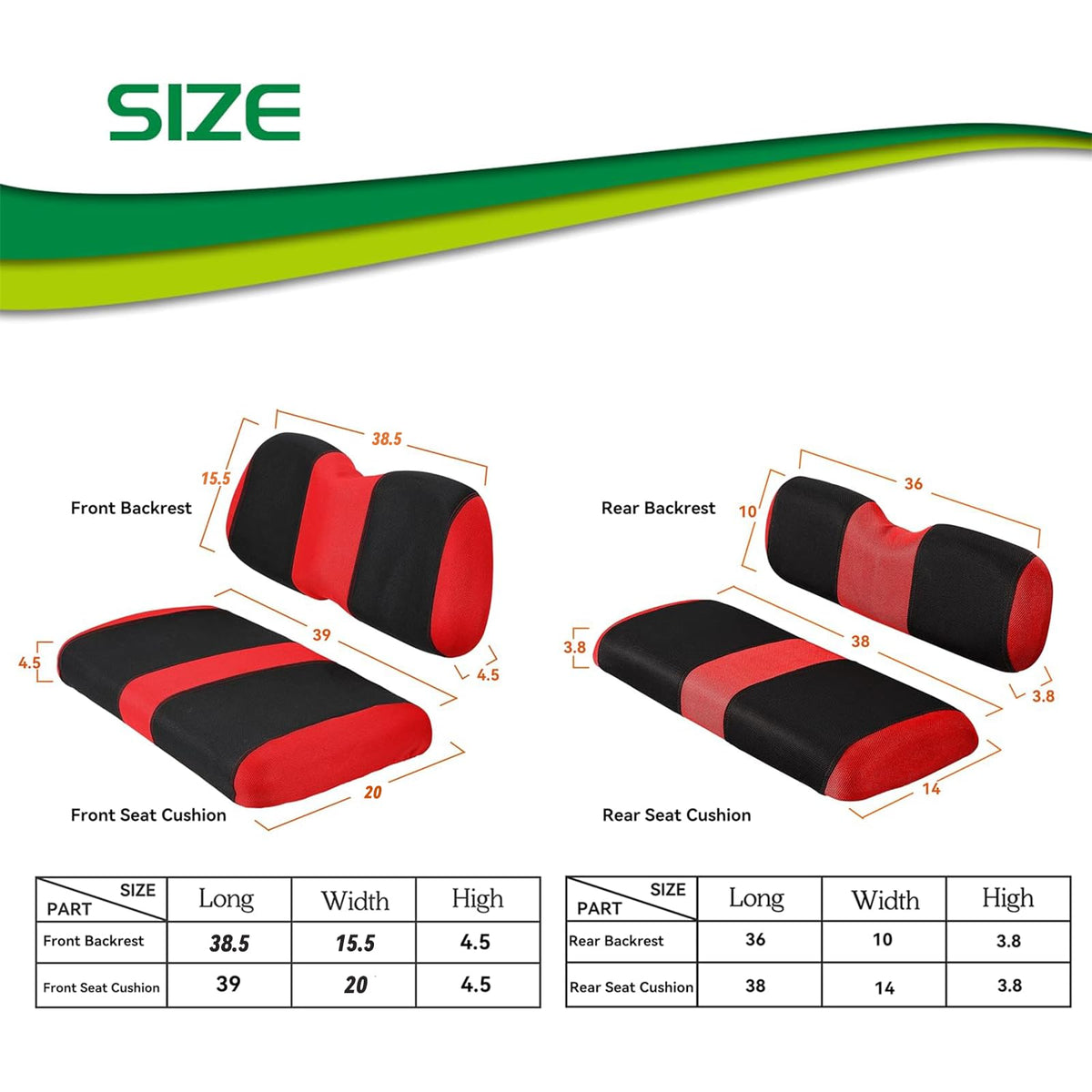 YUWEIDG0769 rear-backrest cover adds style and grip