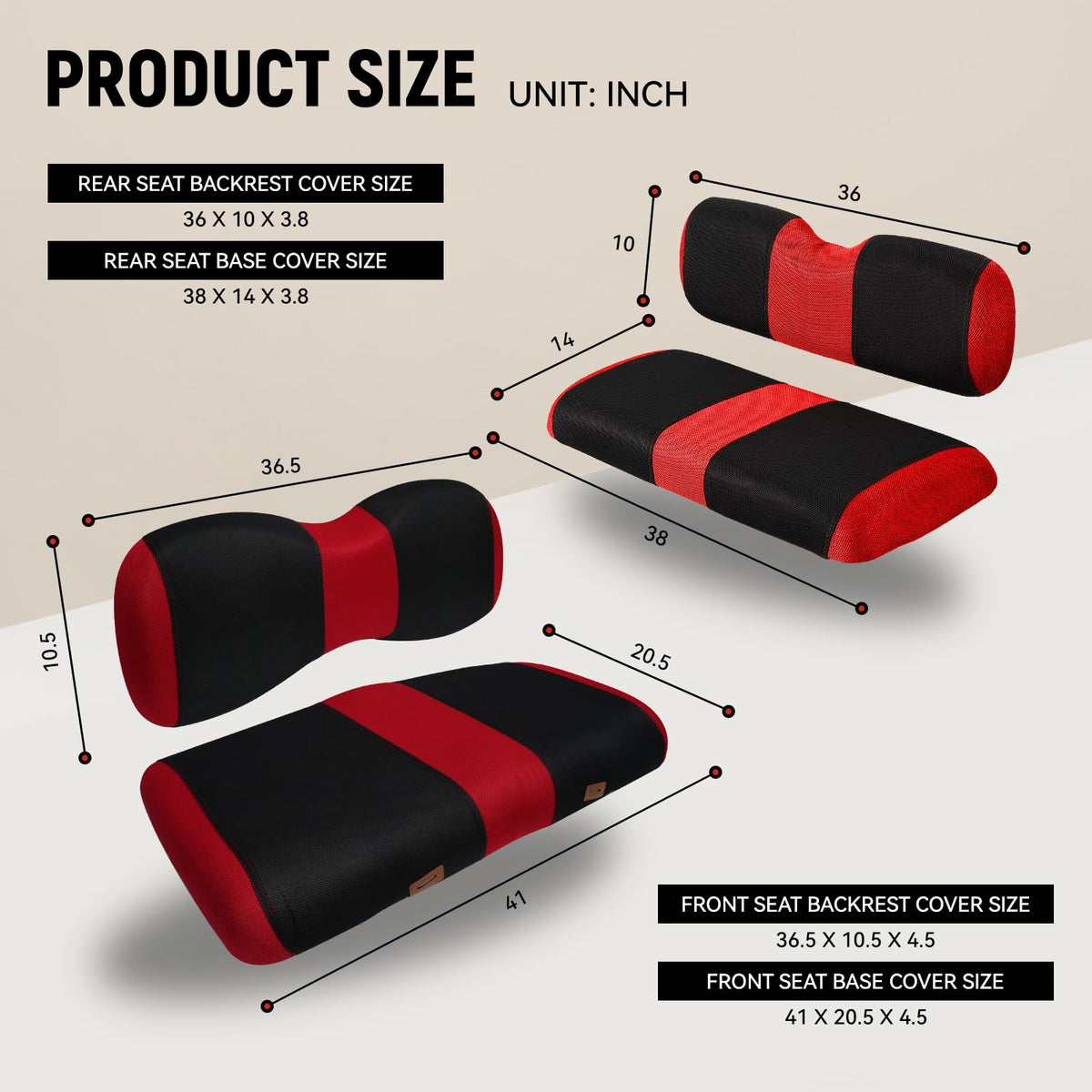 YUWEIDG0769 rear seat base cover guards upholstery from dirt