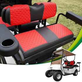 YUWEIDG0769 rear seat cover with diamond texture for refreshed golf cart interior